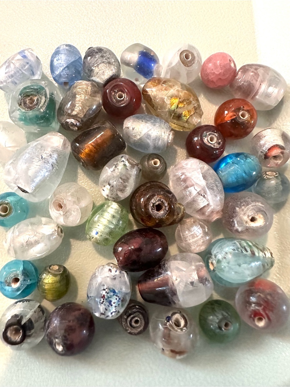 Mixed Glass Beads Assortment - Multicolor